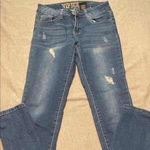 VIP Women's Classic Blue Skinny Jeans